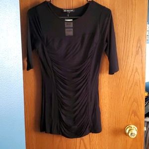 Black sheer and Opaque top